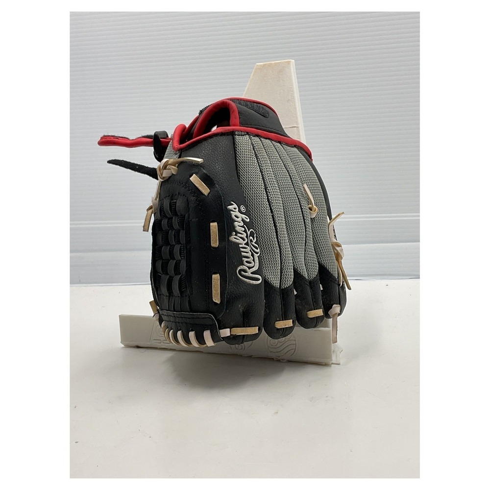 Rawlings Playmaker Series Baseball Glove 10.5" Black Red